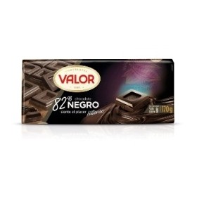 CHOCOLATE VALOR NEGRO 82%,170 GR