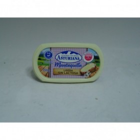 MANTEQUILLA ASTURIANA S/LACTOSA,250 GR